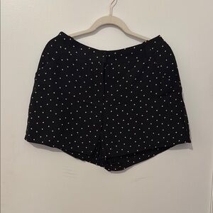 Polka Dot Black Women's Shorts